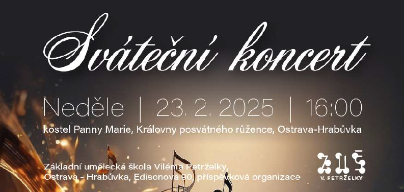 SVÁTEČNÍ KONCERT 23. února 2025 v 16.00hod.